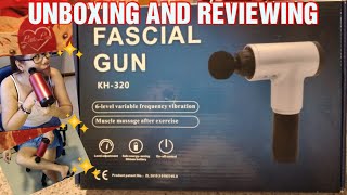 Facial Massage Gun  Unboxing And Reviewing  Elisa Paguirigan [upl. by Aletsirc]