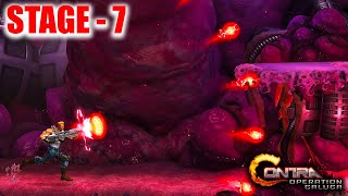 Contra Operation Galuga Stage 7 Gameplay Walkthrough [upl. by Lenod]