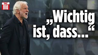 Nach DFBSieg Rudi Völler spricht über den neuen Trainer [upl. by Naicad]