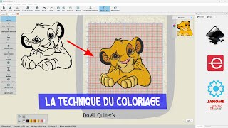 La Technique du Coloriage Vectorisation de Simba [upl. by Kosse626]