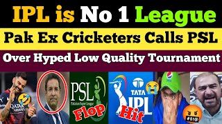 Wasim Akram Calls IPL No 1 T20 League of World amp Insults PSL  Pak Media on IPL vs PSL  Pak Reacts [upl. by Richella]