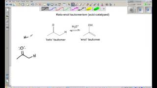 keto enol tautomerism [upl. by Lecram]