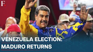 Venezuela Election Maduro wins Opposition Alleges Widespread Fraud [upl. by Hcirdla]