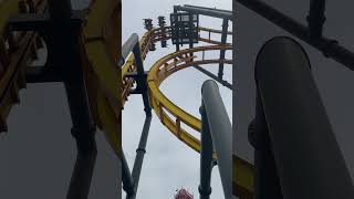 Batman The Ride rollercoaster amusementpark themepark sixflagsfiestatexas [upl. by Ayikin]