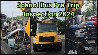 School Bus Class B CDL Pretrip Inspection Demonstration  2024 Bus Unit North Carolina [upl. by Mcgill]