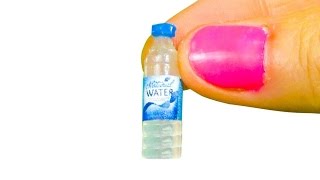 Miniature water bottle tutorial DIY  YolandaMeow♡ [upl. by Dygall290]