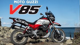 2024 Moto Guzzi V85 Strada  TT  Travel [upl. by Leterg]