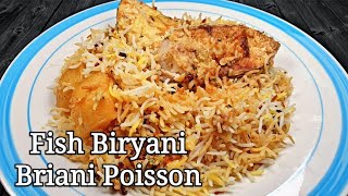 Easy Fish Biryani Recipe  Recette Briani Poisson Mauricien [upl. by Suiradal]