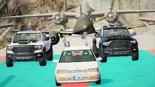 voiture qui saute le plus loin  YouTube  jeu de voiture beamng drive [upl. by Airotcivairam]