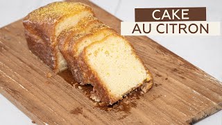 Cake au citron facile et ultra moelleux  Yann Couvreur [upl. by Aztilem364]