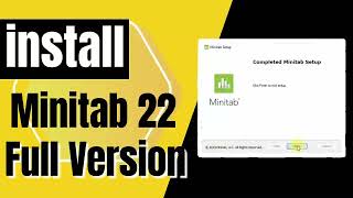 Install Minitab 22 [upl. by Agler]