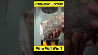 Hydraulic Press VS Wood  shorts ytshort [upl. by Dearborn900]