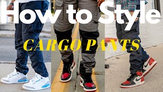 HOW TO WEAR CARGO PANTS FOR MEN  HOW TO WEAR CARGO PANTS 4 DIFFERENT WAYS [upl. by Stricklan]