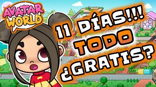 TENER todo GRATIS en AVATAR WORLD 11 días DESPUES ¿FUNCIONA Nr5Zone  ¿TODO GRATIS en AVATAR WORLD [upl. by Mayeda]