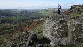 Froggatt Edge Walk Peak District Walks In Derbyshire England UK [upl. by Uthrop]