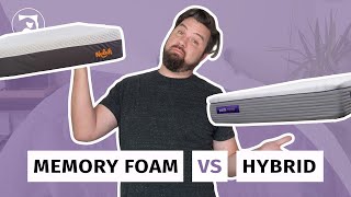 Memory Foam vs Hybrid Mattresses  Which Is Best For You [upl. by Rahs]