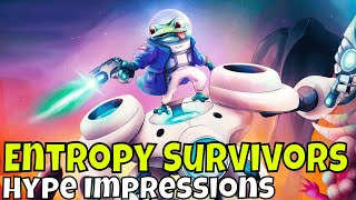 Entropy Survivors  Hype ImpressionsSteam PC GameplayAction Roguelike4K Gameplay [upl. by Cchaddie]