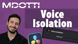 DaVinci Resolve Studio 19  Utilizando o Voice Isolation [upl. by Tybie]