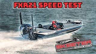 How FAST Can My Boat Go Skeeter FXR21 Speed Test [upl. by Cerallua]