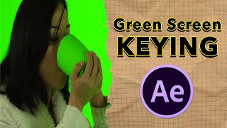 ADVANCED Green Screen KEYING  After Effects [upl. by Leruj894]