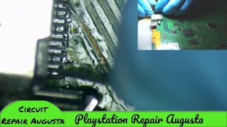 PS4 SAB001 HDMI RepairReplace with Trace Damage CircuitRepair Augusta [upl. by Demahom41]