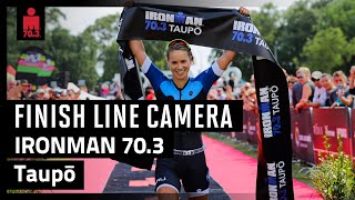 2023 IRONMAN 703 Taupo  Finish Line Camera [upl. by Vitoria]