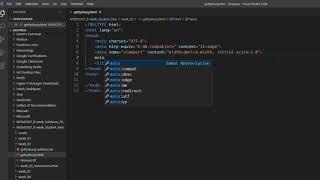 Create new HTML files in Visual Studio Code [upl. by Aymahs]