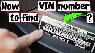 How to Find VIN number on car🚖Vehicle Identification Number Decoder Location Chassis Frame [upl. by Popelka190]