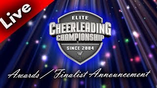 ELITE Cheerleading Championship 2018  Saturday  Warsteiner Saloon  Awards Finalist Announcement [upl. by Lithea]