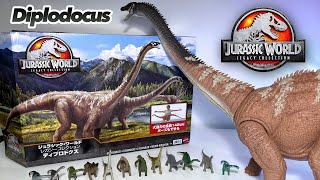 NEW Super Colossal Diplodocus amp Sauropods Toys Collection  Jurassic World Legacy Collection [upl. by Sulrac]