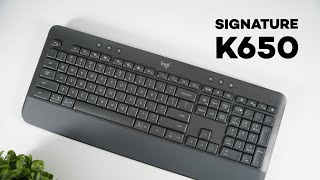 Logitech Signature K650 Keyboard  Review [upl. by Stephens]