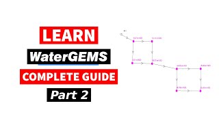 Design Water Supply Network with WaterGEMS Connect Edition Part 2 [upl. by Tekcirc]