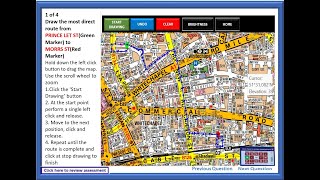 TFL TOPOGRAPHIC IMPORTANT EXAM ROUTE QUESTION INVOLVING ONE WAYSSHORT BUT COMPLICATED AT THE END [upl. by Talbot]