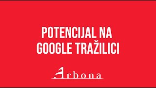 Arbona podcast 9  Potencijal na Google tražilici [upl. by Einnal874]