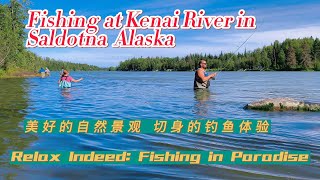 Kenai River Fishing Alaska [upl. by Wein]