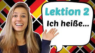 GERMAN LESSON 2 How to say quotMY NAME IS quot in German 😄😄😄 [upl. by Eentruok]