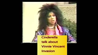 Cinderella talks about Vinnie Vincent Invasion [upl. by Akemyt184]