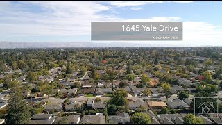 1645 Yale Drive Mountain View CA 94040 [upl. by Conchita173]