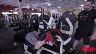 Dallas McCarver  Trains Legs With Hypertrophy Coach [upl. by Lebna]