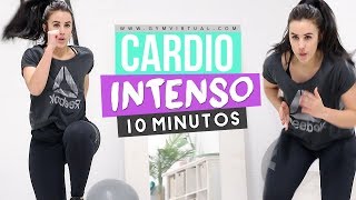 10 Minutos de cardio de ALTA INTENSIDAD  GymVirtual [upl. by Mintun329]