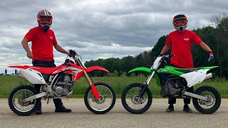 Can This 85cc 2Stroke Hang With 150cc 4Stroke Dirt Bike [upl. by Releehw]