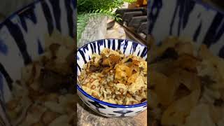 Mujaddara  rice and lentils with caramelized onions [upl. by Odel438]