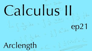 Calculus II ep21 Arclength Oct 22 2024 [upl. by Schober]