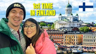 Our first time FINLAND Helsinki blew our minds 🇫🇮 [upl. by Lesde698]