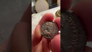 Lusterous Theodosius II Miliarense Subscribe for more ancientcoins coin history rome silver [upl. by Fusuy]