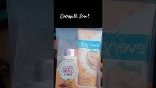 Everyuth scrub and face mask review everyuth skincareroutine viralskincare skincareproducts 😘🥰😍🧐 [upl. by Aynor764]