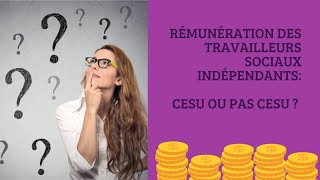 Rémunération des travailleurs sociaux indépendants CESU ou pas CESU [upl. by Yadsendew782]