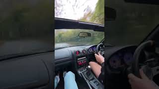 Closed road mx5 turbo drifting touge mx5 drifting [upl. by Stoddart]