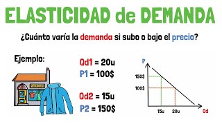 Elasticidad Precio de la Demanda  Explicado para principiantes [upl. by Azenav949]