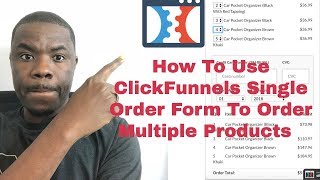 How To Add Multiple Products On Clickfunnels Single Order Form [upl. by Tavi]